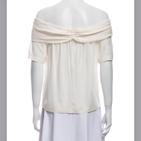 Rachel Zoe Silk Off the shoulder top - Picture 3 of 3